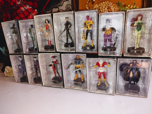 Set De 13 Figuras Dc Superhéroes Panini Eaglemoss México (Usado)