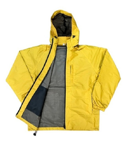 Imagen 2 de 2 de Corta Viento De Hombre Ligera Impermeable Con Malla