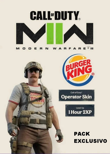 Pack Modern Warfare 2 - Burger King