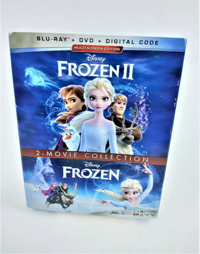 Peliculas Blu-ray  Frozen + Frozen Ll - 2  Movie Collection