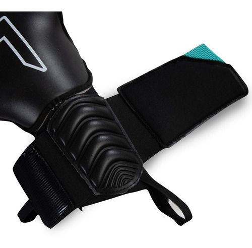 Imagen 4 de 5 de Guantes De Portero Rinat Aries Pro Black /aqua