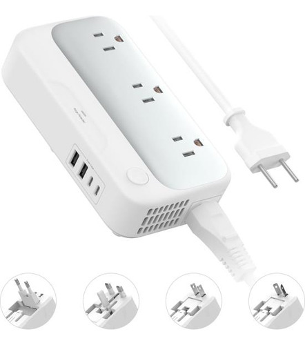 Fbdd Adaptador De Viaje Universal Y Convertidor De Voltaje D