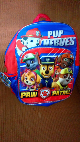 Mochila Original Paw Patrol Pup Heroes No Es Usada