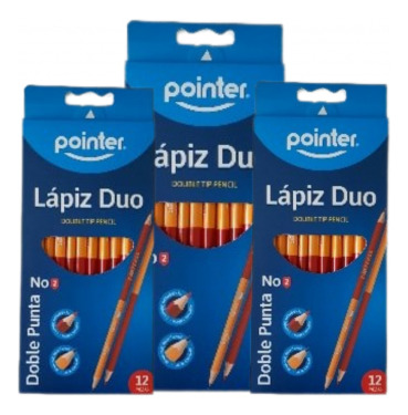 Lapiz Duo Pointer Caja X 12 Unidades