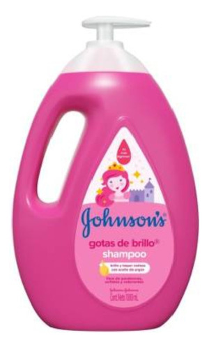 Shampoo Johnson's Baby Gotas De Brillo Sin Parabenos 1 Litro