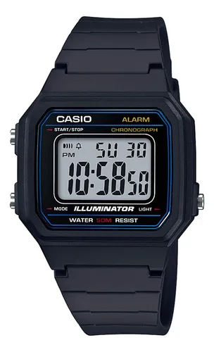 Reloj Casio W-217h-1avcf Classic Digital Quartz Para Hombre