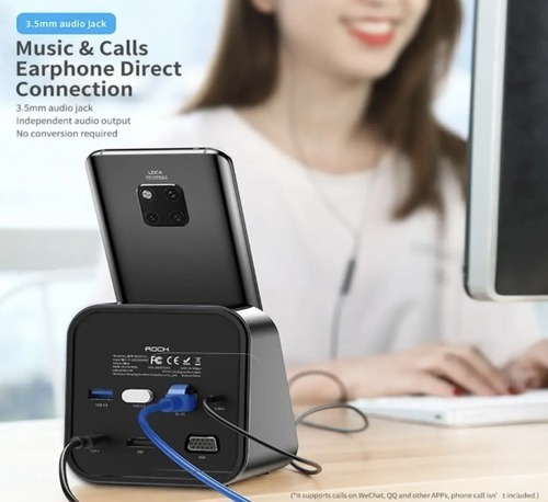 Imagen 5 de 10 de Hub Usb C 7 En 1 Hdmi Vga Rj45 3.5mm Usb 3.0 Cloud - Rock