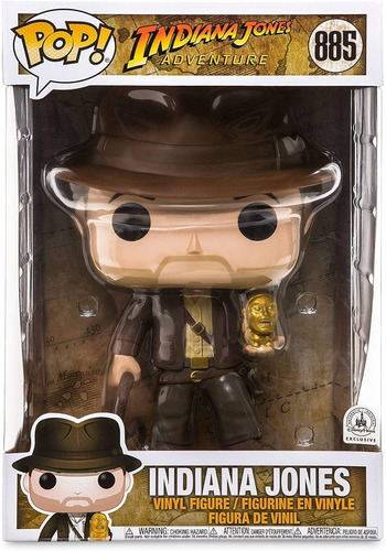 Funko Pop Indiana Jones - Indiana Jones #885 Exclusivo 25cm