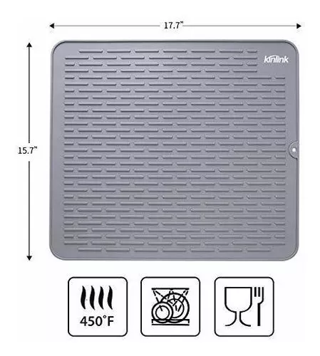 Extra Large Silicone Trivet Heat Resistant Mat 18'' x 16'' 18x16