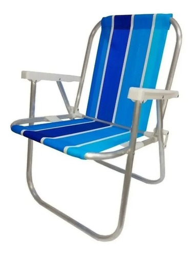 Silla Sillón De Aluminio Playa Camping Ultraliviana Botafogo