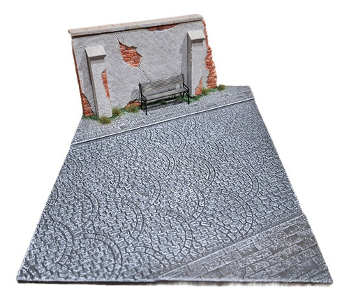 Diorama Base Veículos Plastimodelismo Escala 1/35 Dio3502