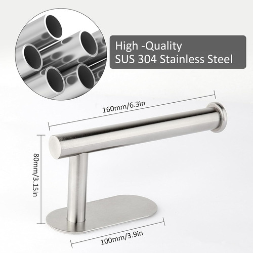 Soporte De Papel Higiénico, Soporte Para Pañuelos, Autoadhes