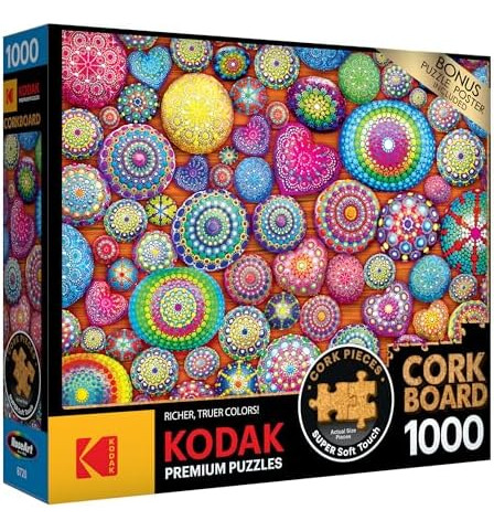 Roseart - Kodak Premium Cork - Mandala Stones - Rompecabezas