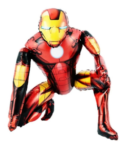 Globo Metalizado Grande Ironman Caminante 4d X 1 Uni