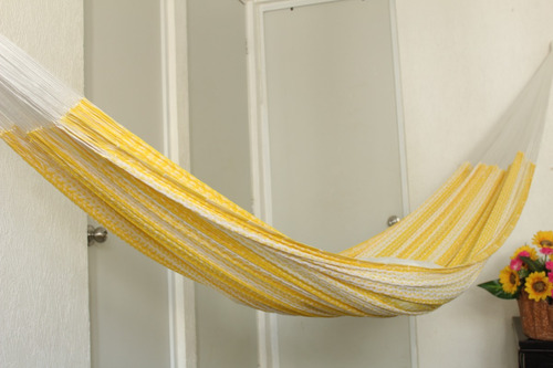 Hamaca Crochet Elaborada A Mano Hilo Fino Suave