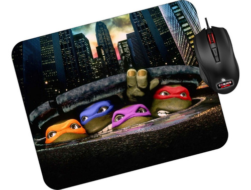 Pads Mouse Tortugas Ninja Tapete Mouse