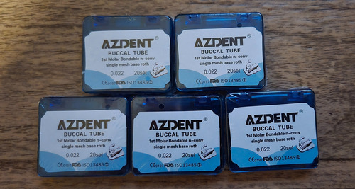 Kit Azdent Tubos Roth: 0.022 Base De Malla 80 Pcs Por Set (Usado)