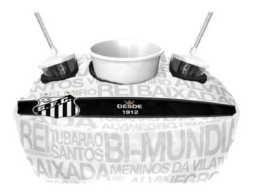 Kit Cinema Pipoca Santos Formando Craques Torcida Jovem Cor Branco