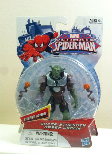 Marvel Ultimate Spider Man Duende Verde Bombas Hasbro Replay