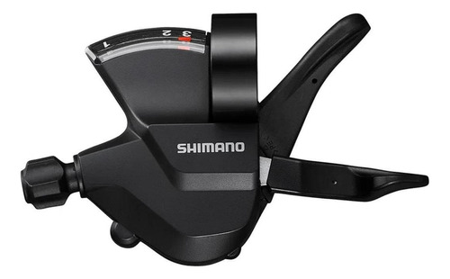 Alavanca Trocador Cambio 3v Altus Shimano M-315 Esquerdo Preto