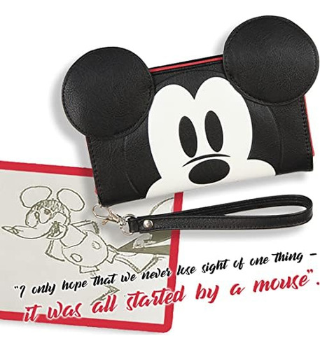 Disney Mickey Mouse Ears 90 Años True Original Cartera De 3d