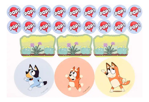 Juego De Mesa Bluey Licencia Oficial Keepy Uppy Game 2-3