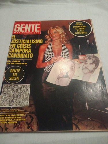 Revista Gente 387 - Héctor Cámpora - Año 1972