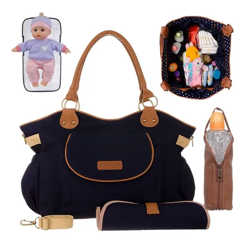 Bolso Maternal Pañalero Con Cambiador Bebe Disney (2017)