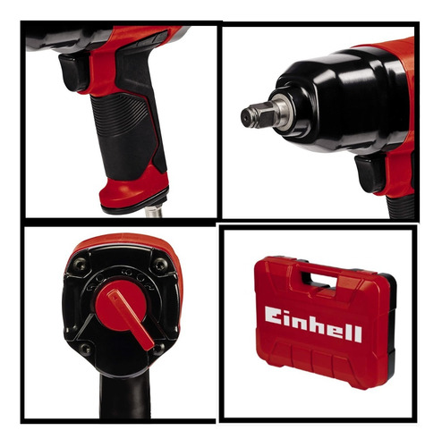 Llave Impacto Neumatica Pistola Einhell 1/2 PuLG Kit Maletin