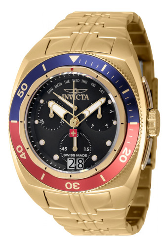 Reloj Para Unisexo Invicta Swiss Made 44778 Oro