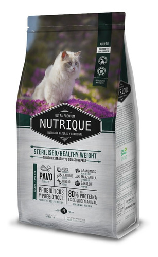 Nutrique Para Gato Castrado Sterilised Healthy Weight 2 Kg