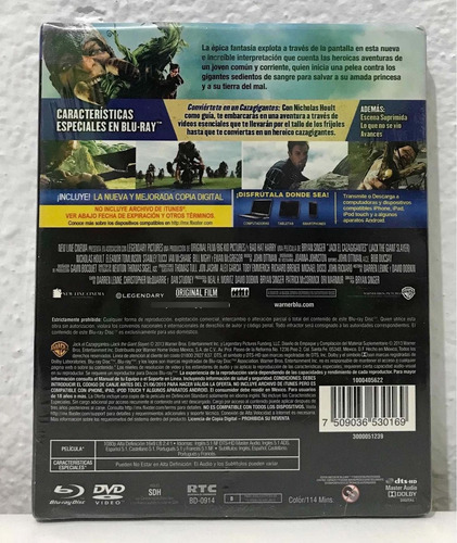 Jack El Cazagigantes Bluray + Dvd + Digital