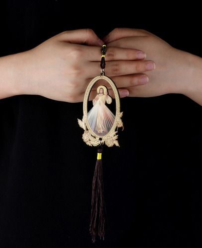/ 2 Adorno Colgante Jesucristo Divina Misericordia