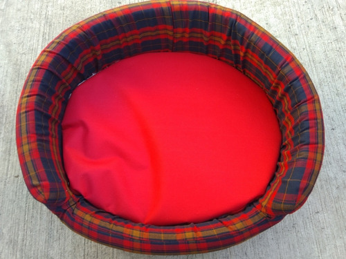 Cama Escocia 60x55x15 T3 Cojin Desmontable Perro Dogmania