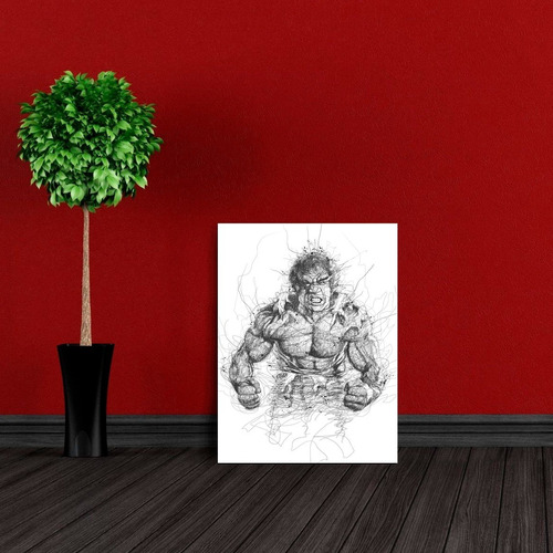 Cuadro Decorativo Heroes Hulk Marvel