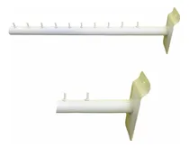 Comprar Perchero Flecha Panel Ranurado Recto 40 Cm X 10 Unidad 