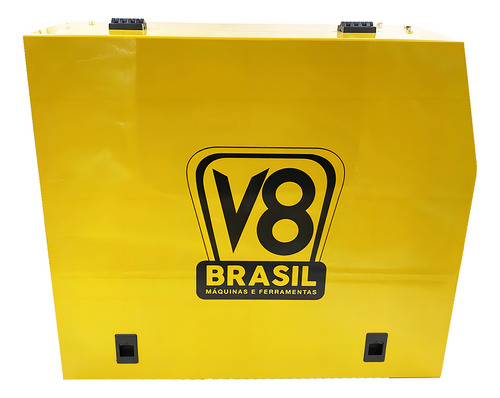 Maquina De Solda Inversora Multiprocesso Mig 250i Tig Mma V8 Cor Amarelo / Maquina De Solda