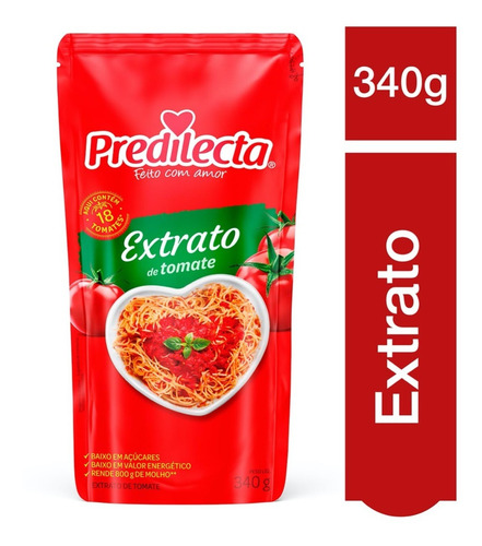 Imagem 2 de 2 de Extrato Tomate 340g Predilecta