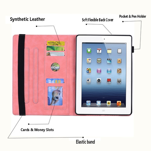 Funda De Piel Con Tapa Para Huawei Matepad 10.4