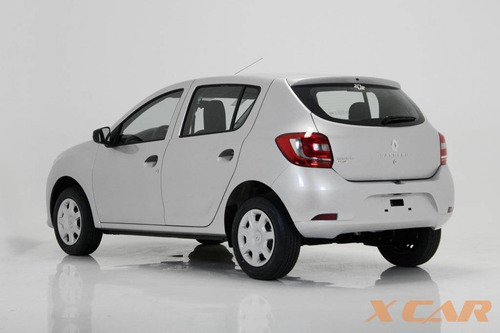 Renault Sandero 1.0 12v Sce Flex Authentique Manual Prateado