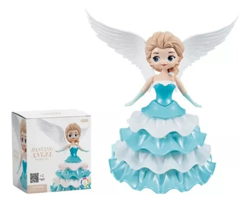 Fada Frozen Boneca Bailarina Musical Acende Luz E Canta
