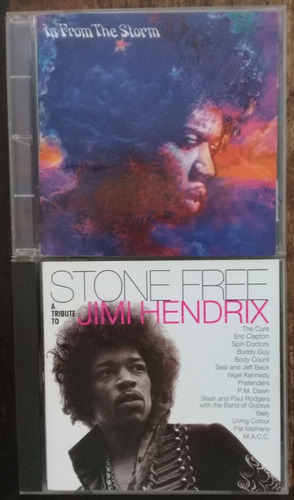 2x Cd (nm) Jimi Hendrix In The Storm Stone Free Ed Br Us