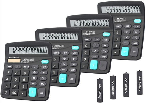 Imagen 1 de 1 de Calculadora 12 Digitos Kenko Kk-837. Gran Canal