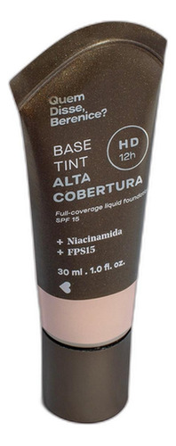 Base Tint Alta Cobertura Cor 02f 30ml Quem Disse Berenice