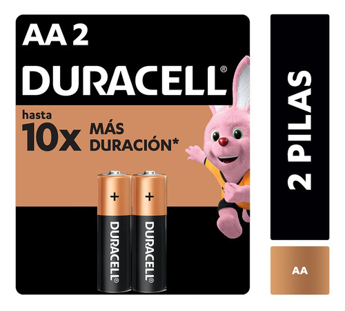 Pila Alcalina Duracell Tamaño Aa X2 / Superstore