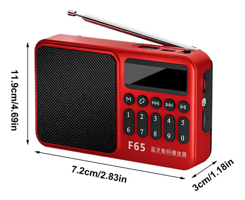 Radio Am Fm Portátil - Radio Meteorológica Con Usb Y