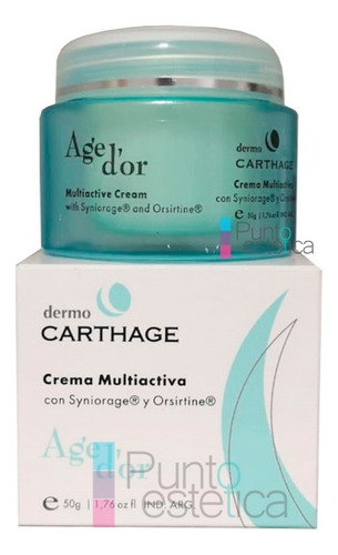 Carthage Crema Multiactiva Age Dor Pieles Maduras Firmeza Tipo De Piel X 50 - Pieles Maduras