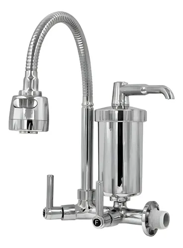 Torneira de cozinha duplo comando Filtros Duh Gourmet 1175 com fi...