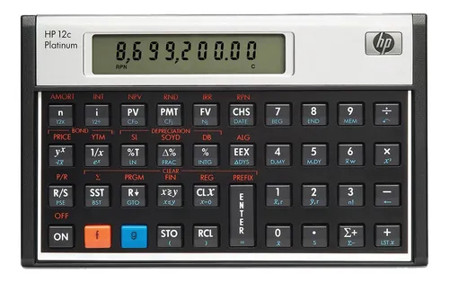 Calculadora Financiera Hp 12cp Entrada Eficiente De Datos Rp