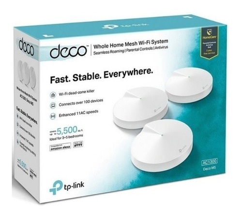 Router Tp-link Deco M5 3 Pack Sistema Mesh Dual Band Ac1300